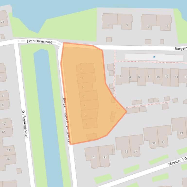 Kaart van postcodegebied 4041VK.