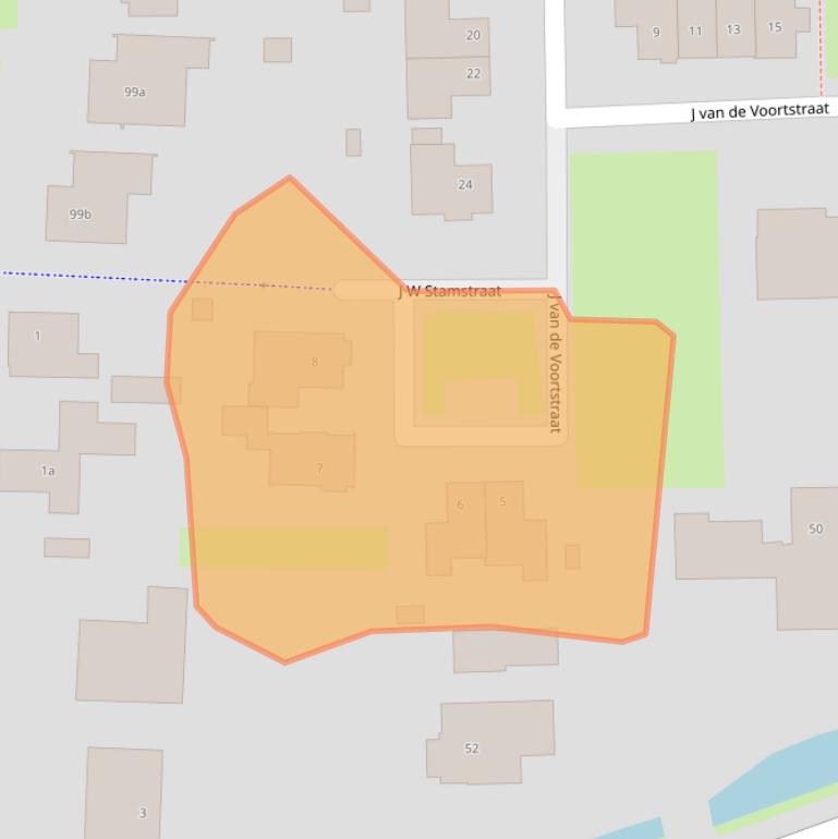 Kaart van postcodegebied 4041VZ.