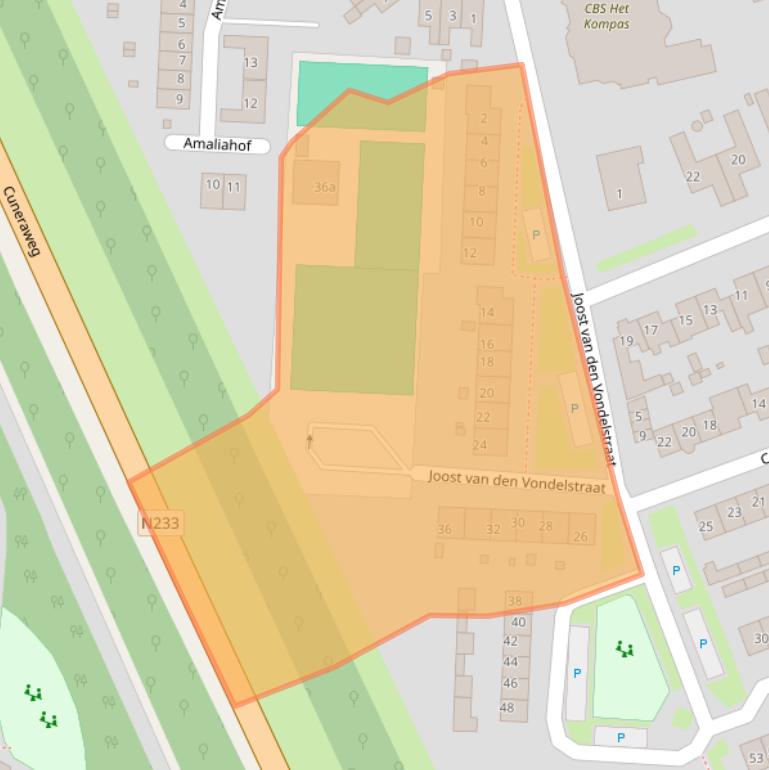 Kaart van postcodegebied 4041XK.