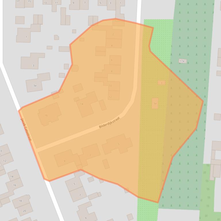 Kaart van postcodegebied 4041XW.