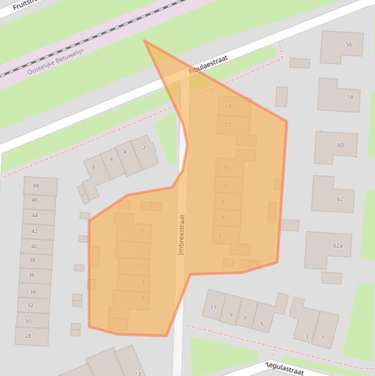 Kaart van postcodegebied 4041ZC.