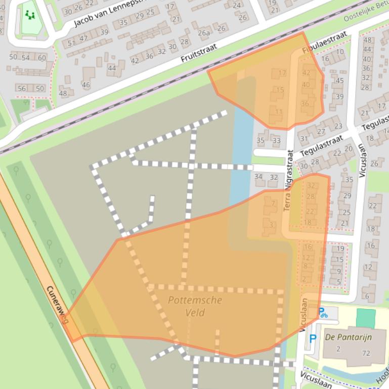 Kaart van postcodegebied 4041ZG.