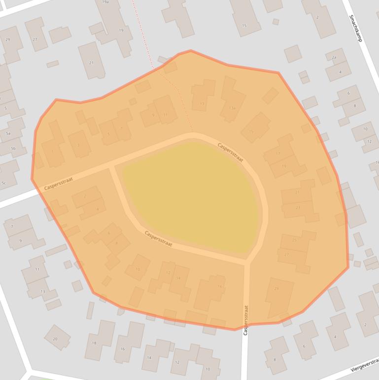 Kaart van postcodegebied 4043GG.