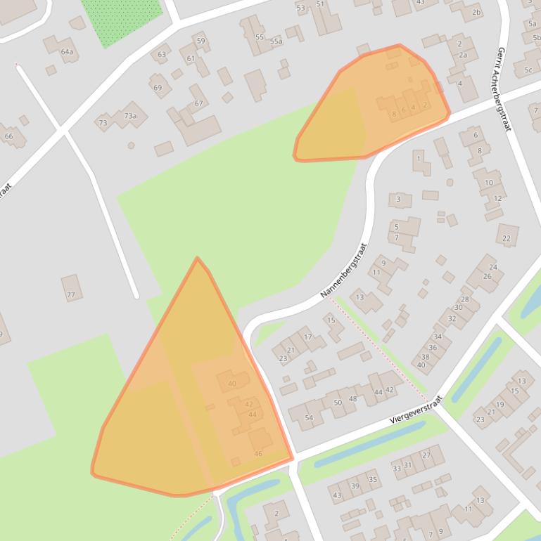 Kaart van postcodegebied 4043GJ.