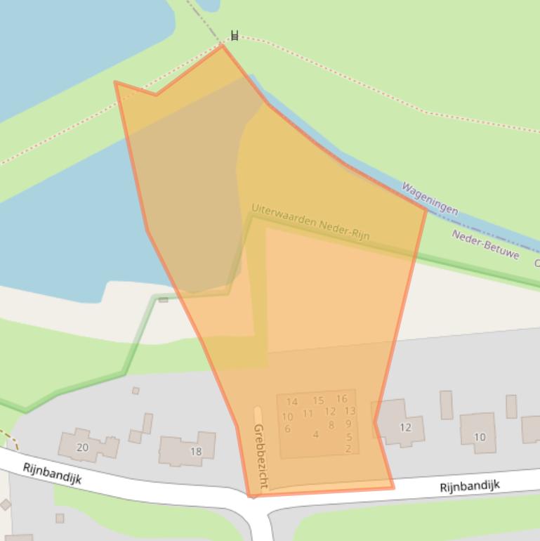 Kaart van postcodegebied 4043JG.