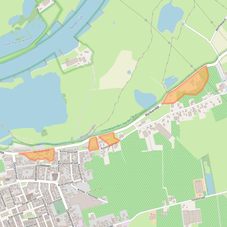 Kaart van postcodegebied 4043JH.