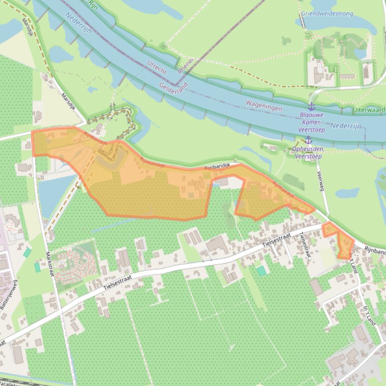 Kaart van postcodegebied 4043JK.