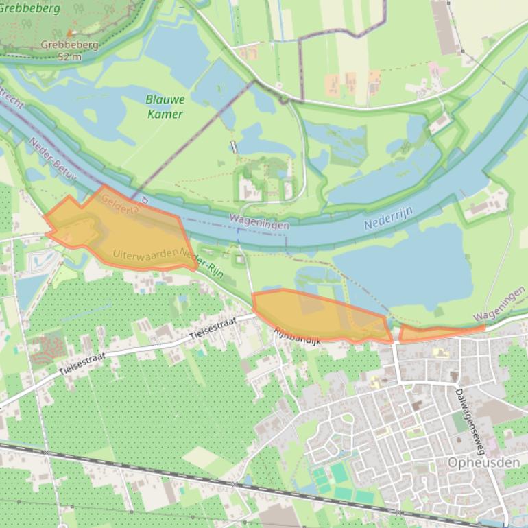 Kaart van postcodegebied 4043JL.