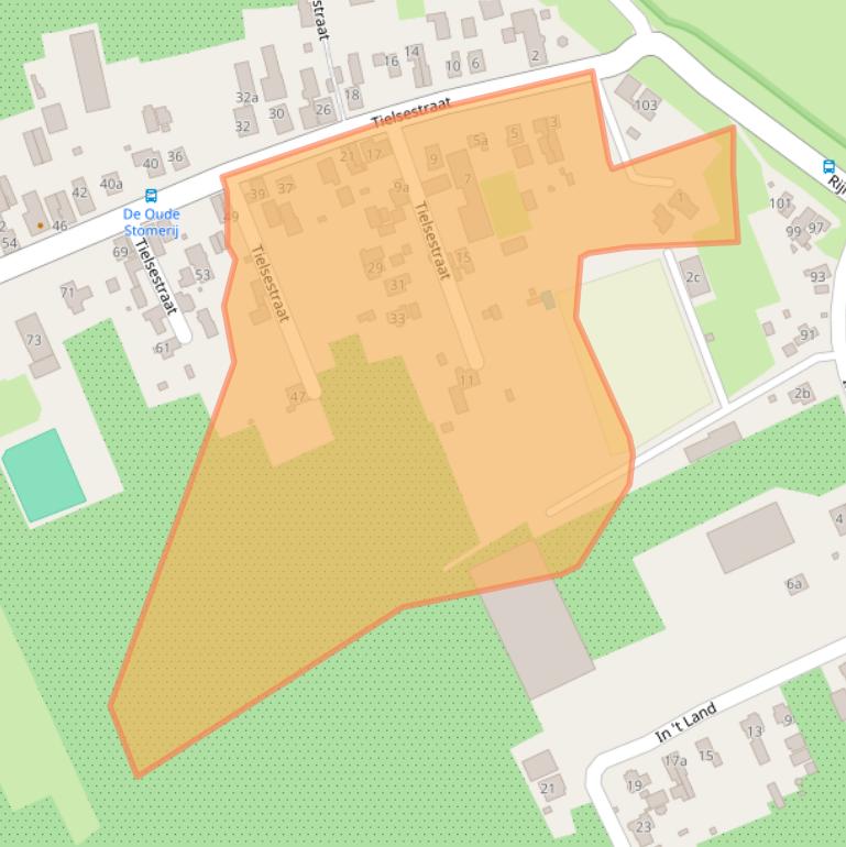 Kaart van postcodegebied 4043JP.