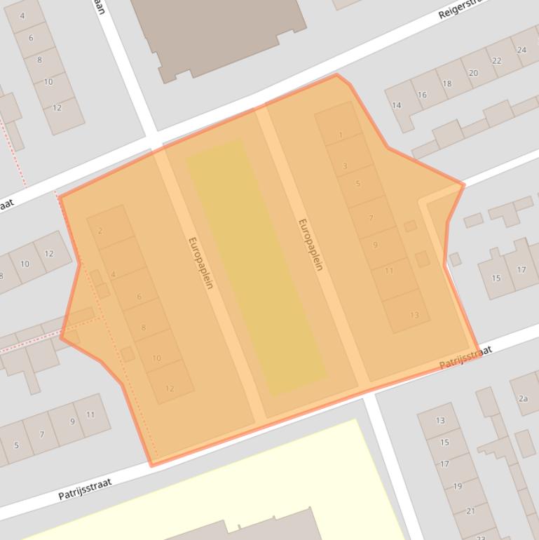 Kaart van postcodegebied 4043KS.