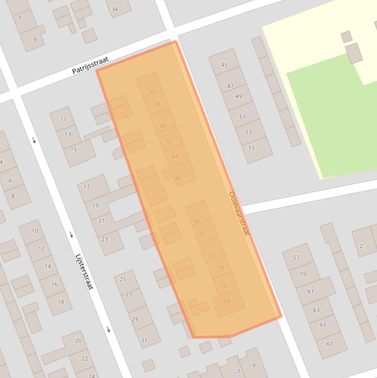 Kaart van postcodegebied 4043KZ.