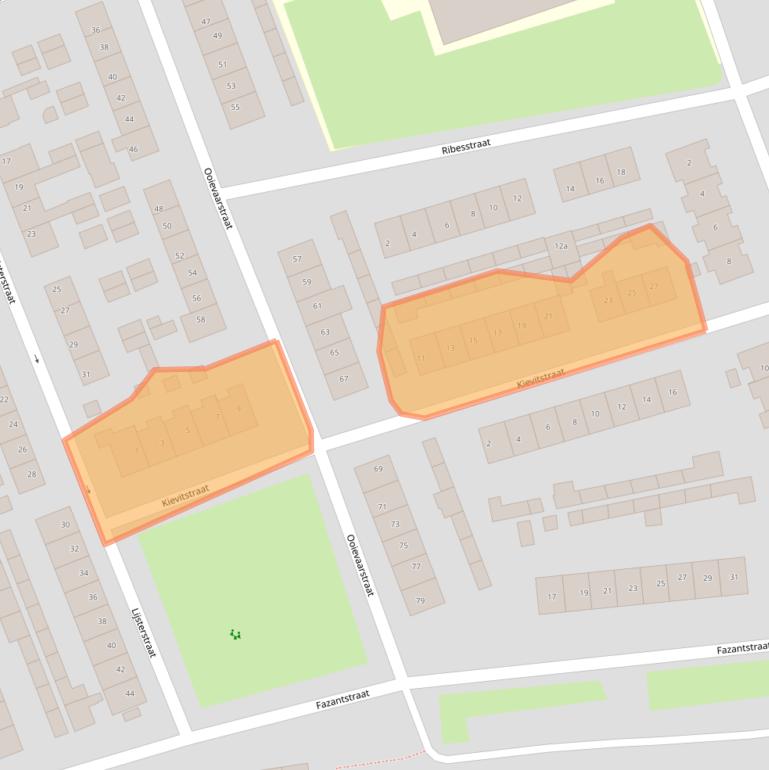 Kaart van postcodegebied 4043LA.
