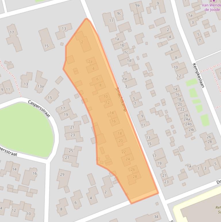 Kaart van postcodegebied 4043LN.