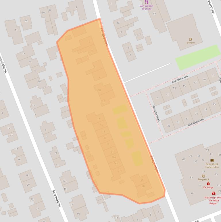 Kaart van postcodegebied 4043LV.