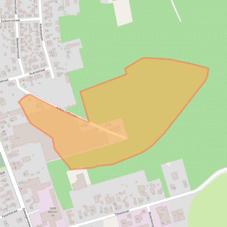 Kaart van postcodegebied 4043MJ.
