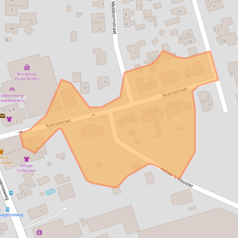 Kaart van postcodegebied 4043MK.