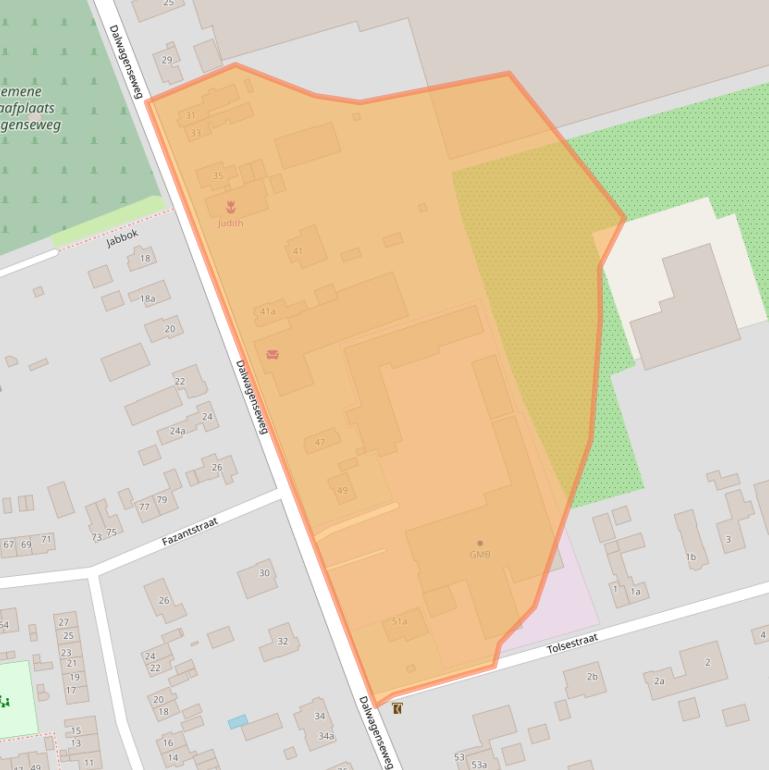 Kaart van postcodegebied 4043MT.