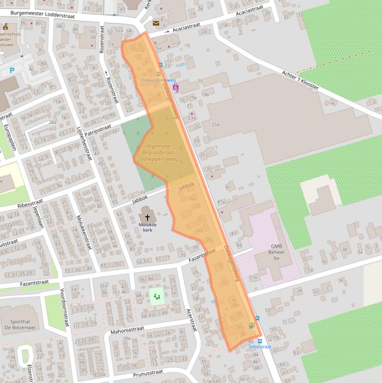 Kaart van postcodegebied 4043MX.