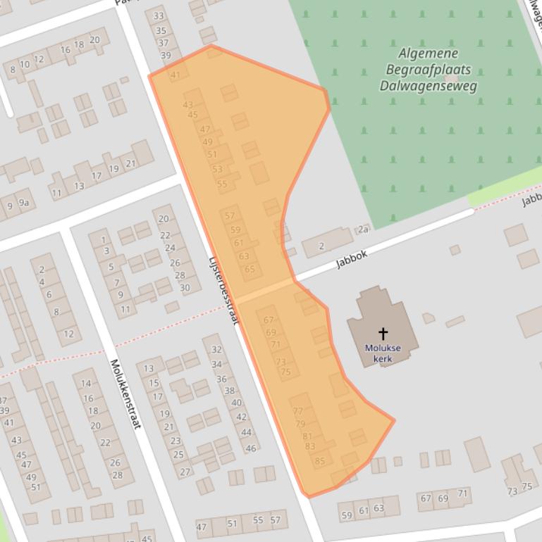 Kaart van postcodegebied 4043NB.