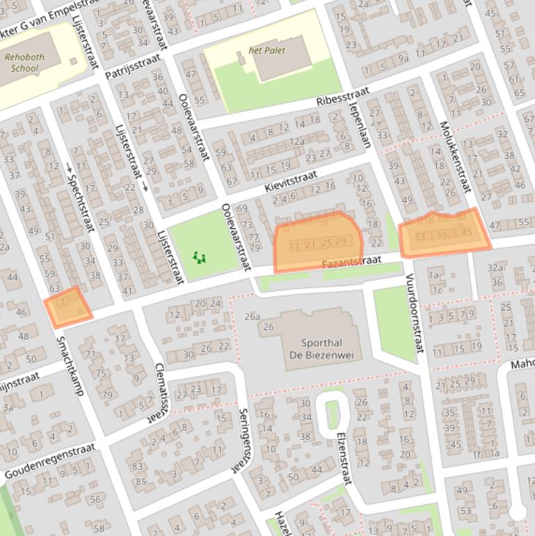 Kaart van postcodegebied 4043NK.