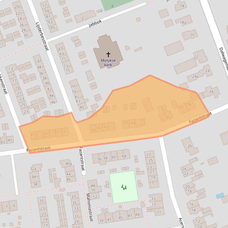 Kaart van postcodegebied 4043NL.