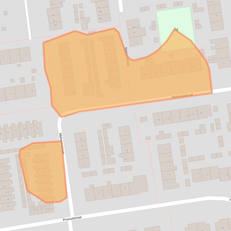 Kaart van postcodegebied 4043NN.