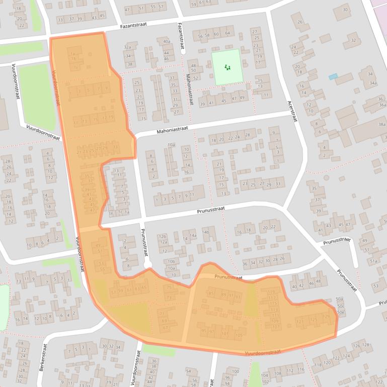 Kaart van postcodegebied 4043NR.
