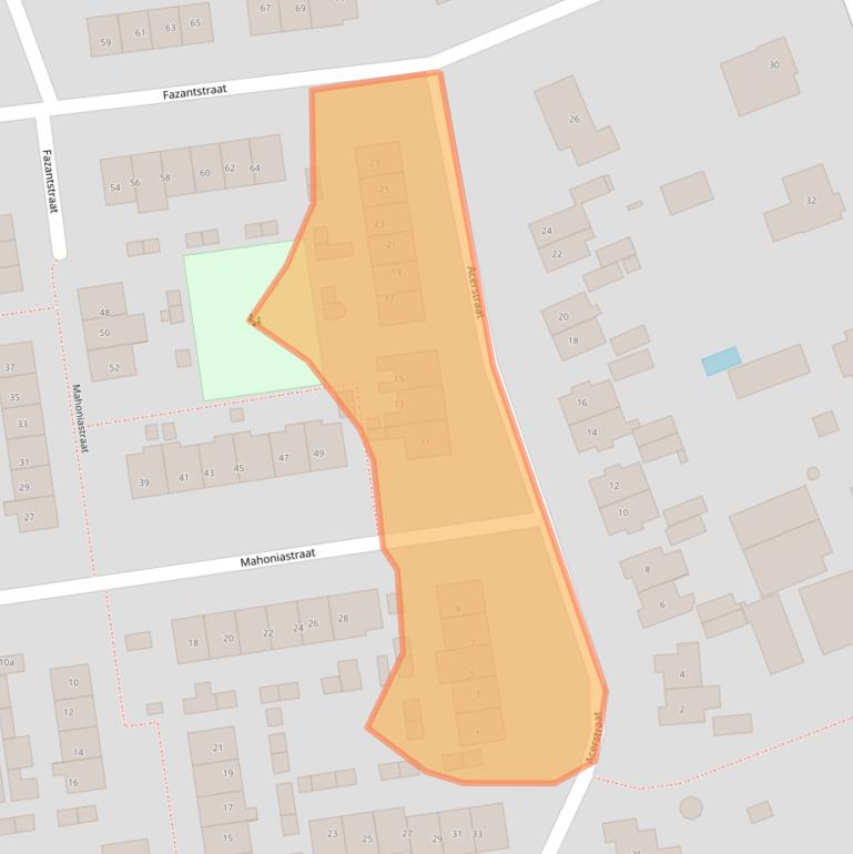 Kaart van postcodegebied 4043NW.