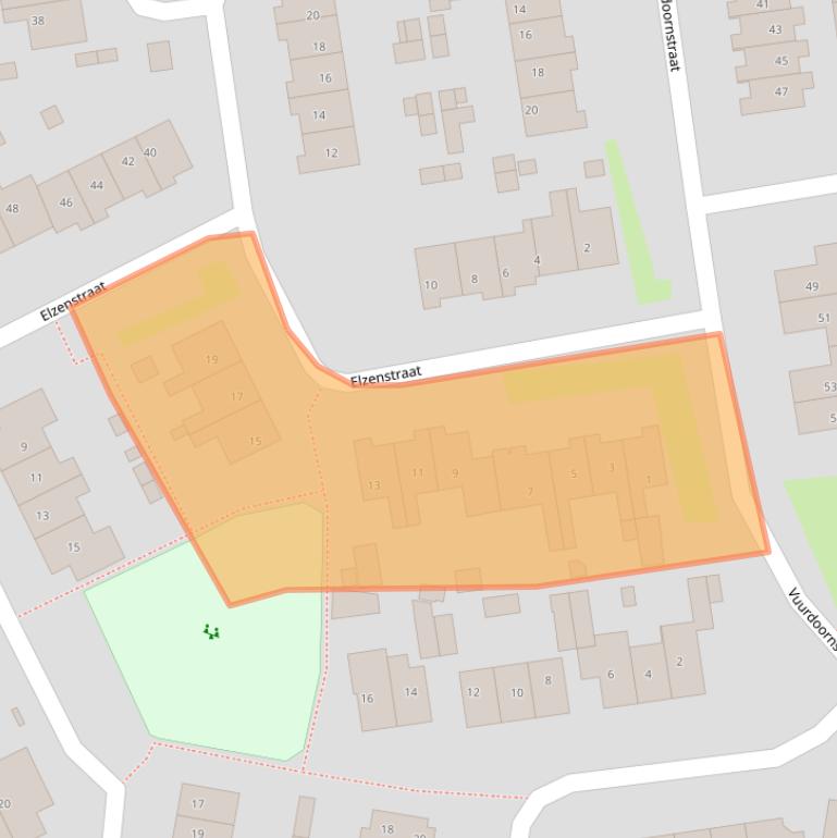 Kaart van postcodegebied 4043PA.