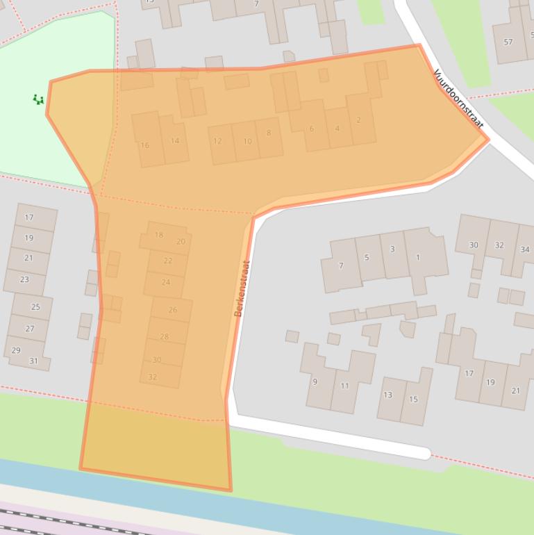 Kaart van postcodegebied 4043PE.