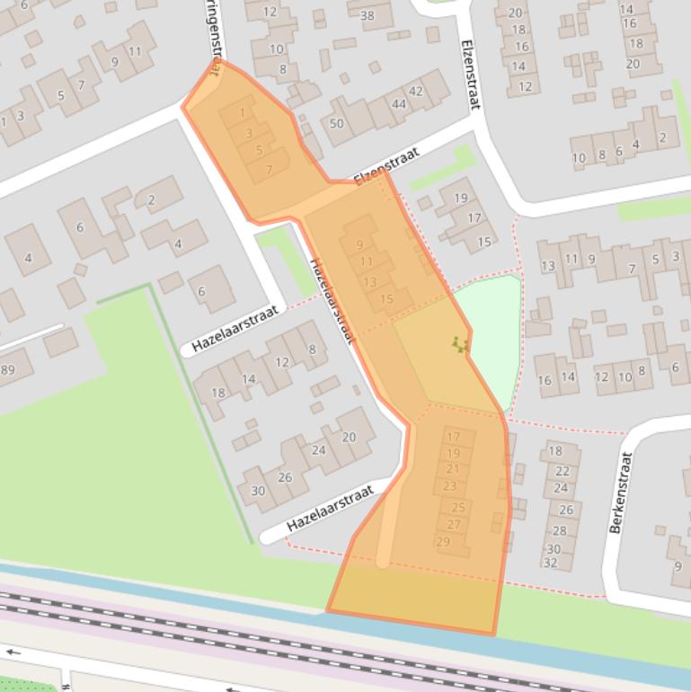 Kaart van postcodegebied 4043PG.