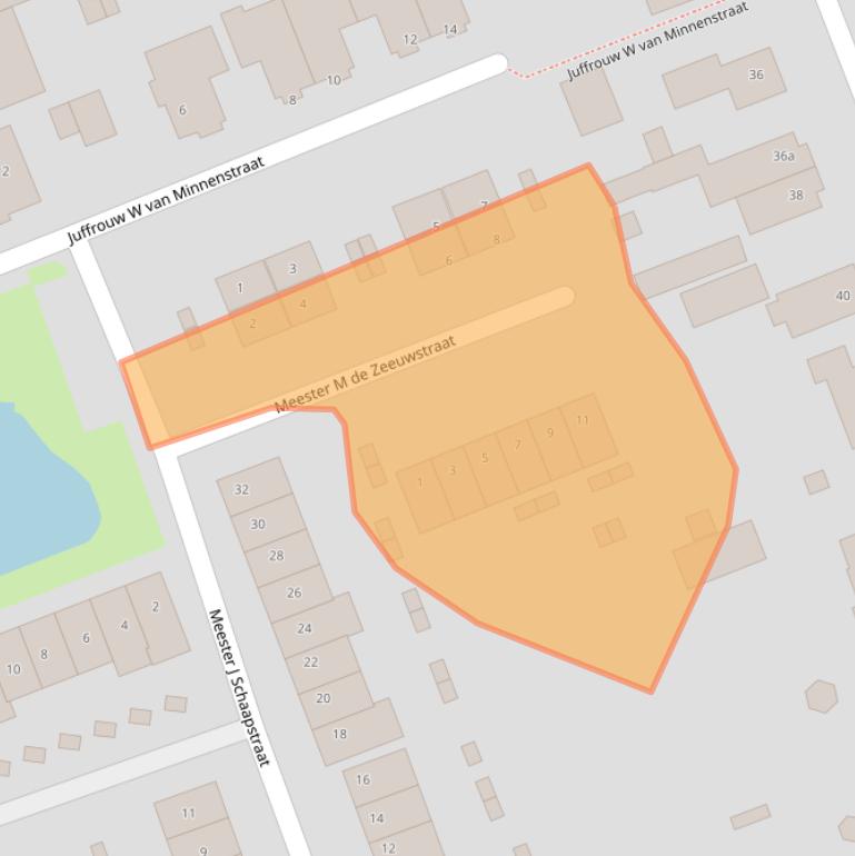 Kaart van postcodegebied 4043SE.