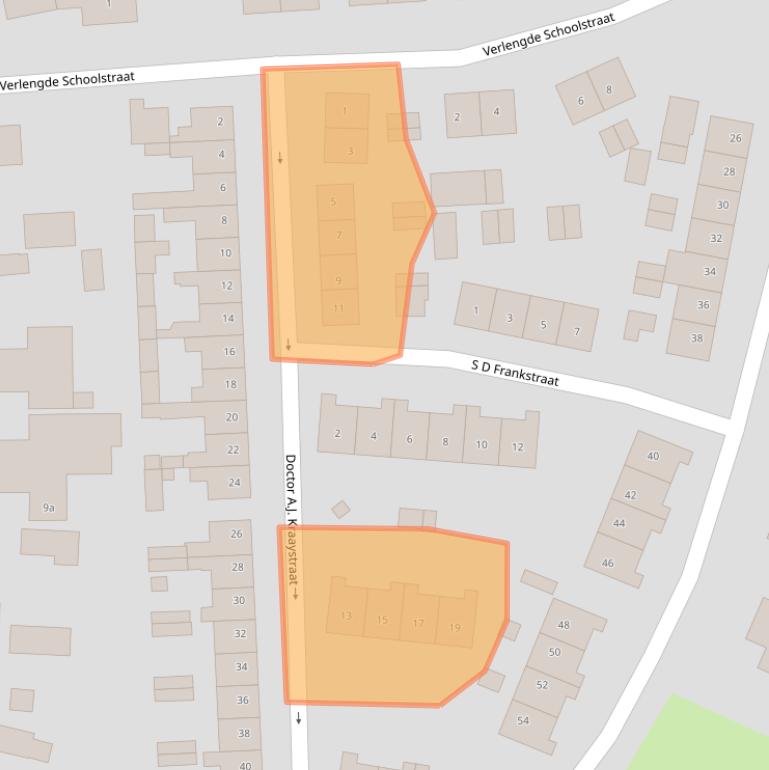 Kaart van postcodegebied 4051AC.