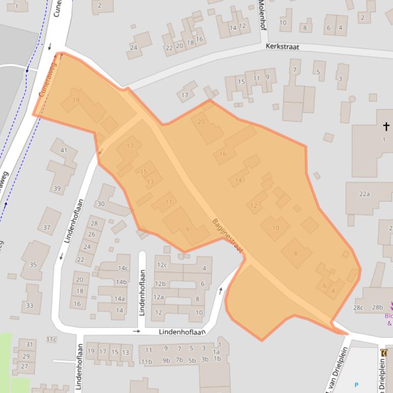 Kaart van postcodegebied 4051AL.