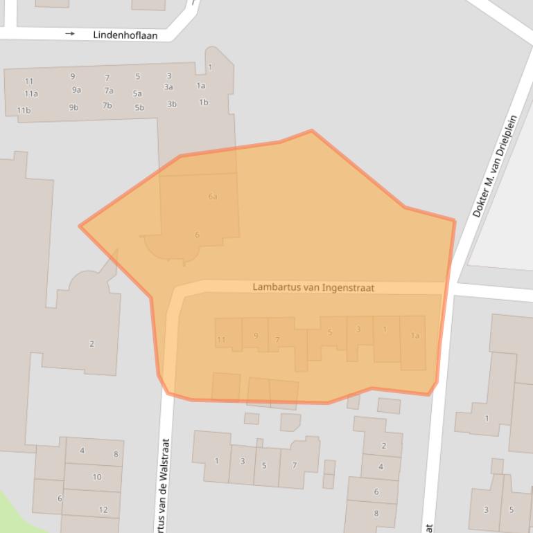 Kaart van postcodegebied 4051BR.