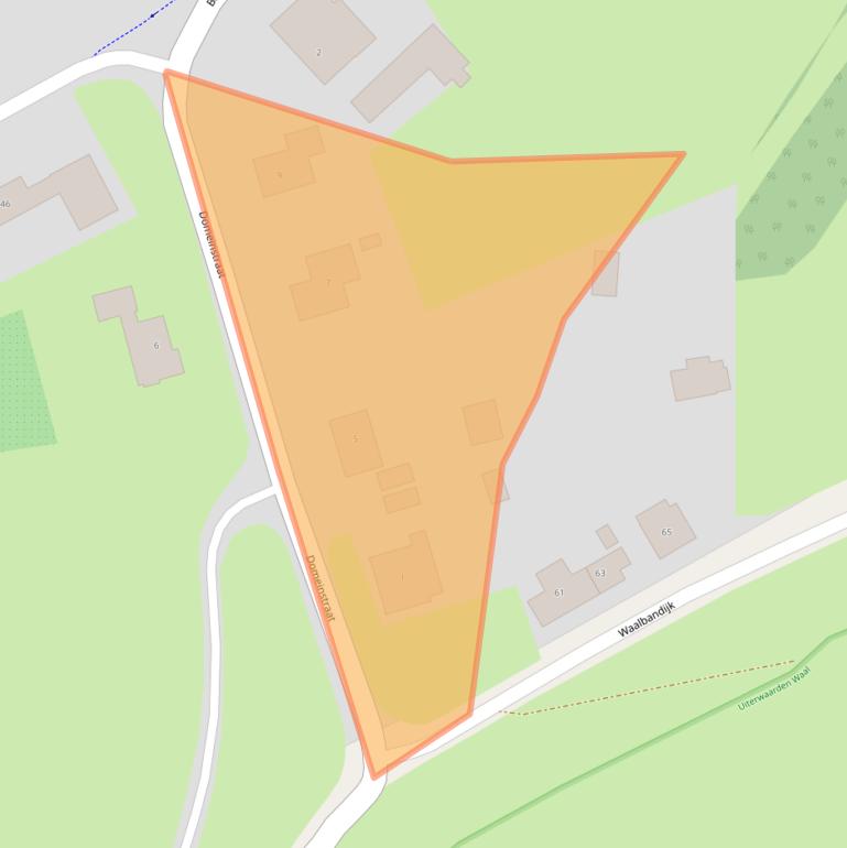 Kaart van postcodegebied 4051CD.