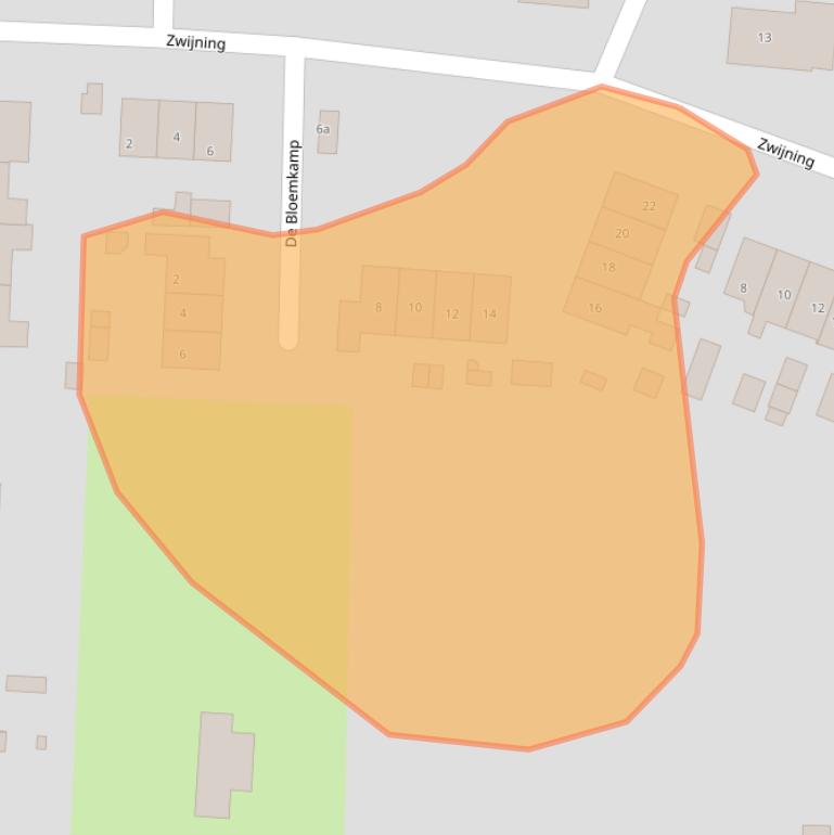 Kaart van postcodegebied 4051DN.