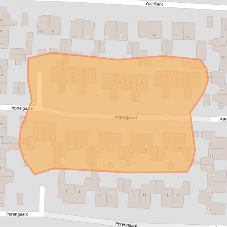 Kaart van postcodegebied 4051EA.