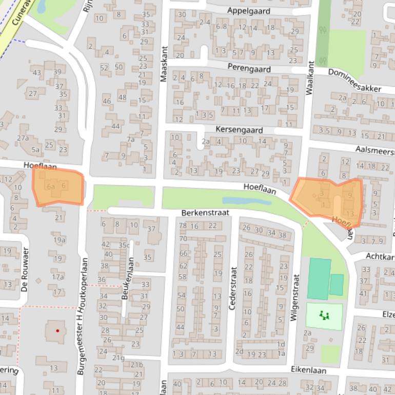 Kaart van postcodegebied 4051EN.