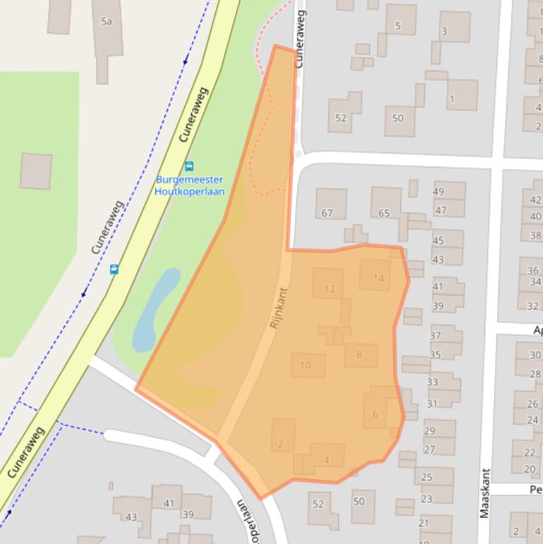 Kaart van postcodegebied 4051EZ.