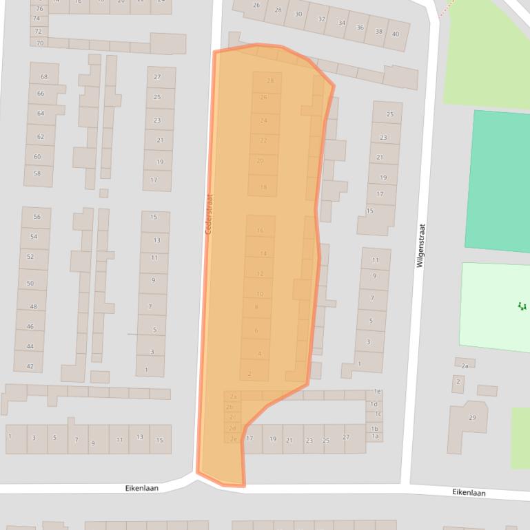 Kaart van postcodegebied 4051GB.