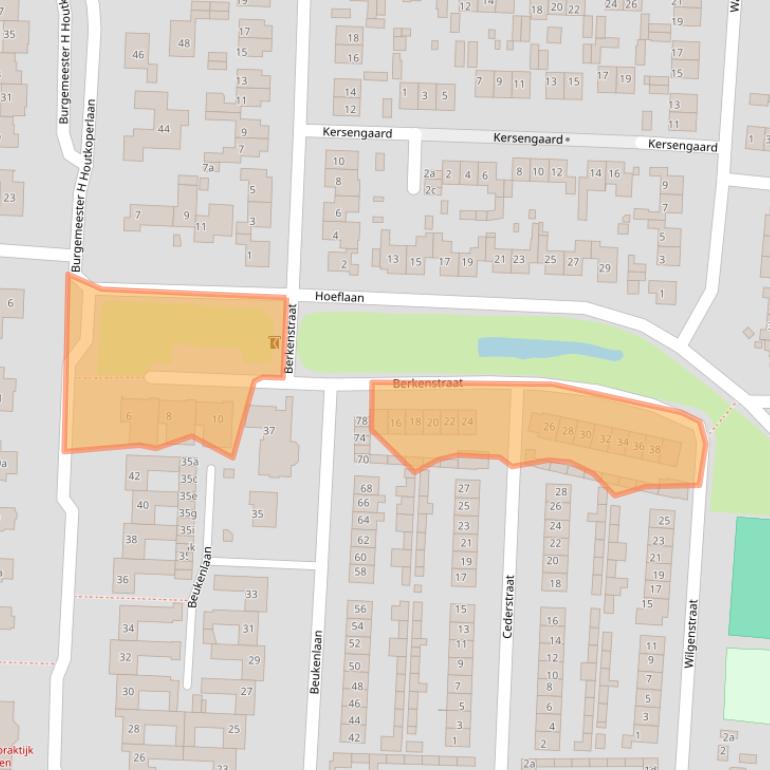 Kaart van postcodegebied 4051GD.