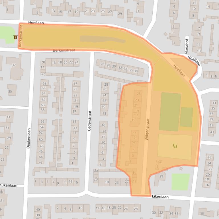 Kaart van postcodegebied 4051GN.