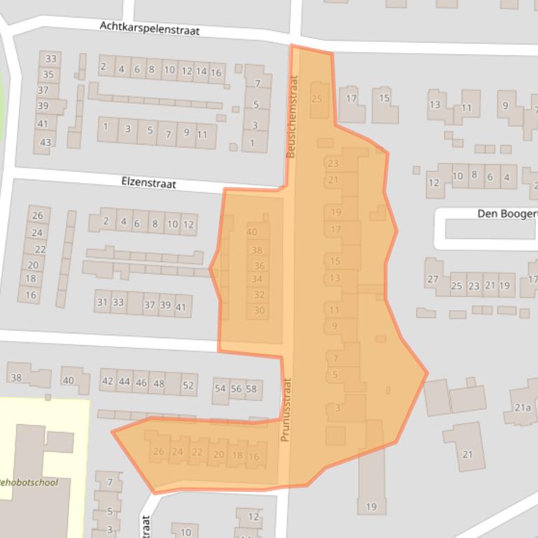 Kaart van postcodegebied 4051GP.