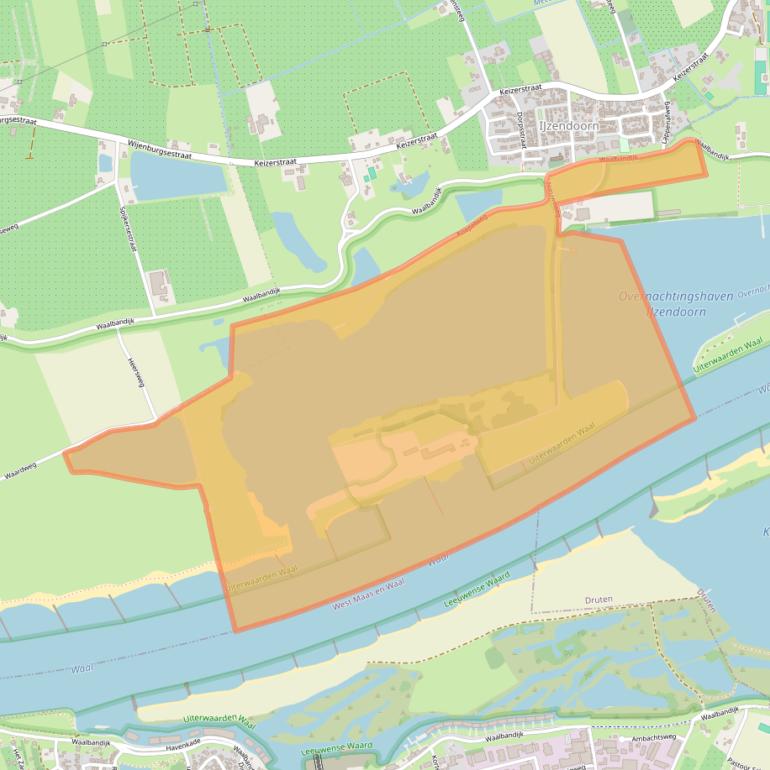 Kaart van postcodegebied 4053JA.