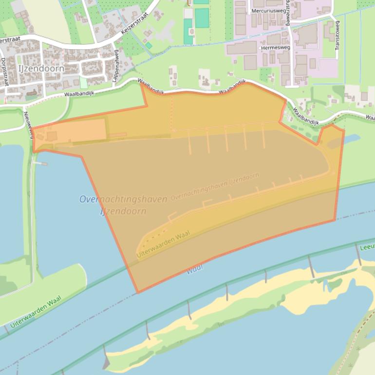 Kaart van postcodegebied 4053JB.