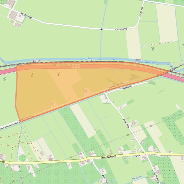 Kaart van postcodegebied 4053JK.