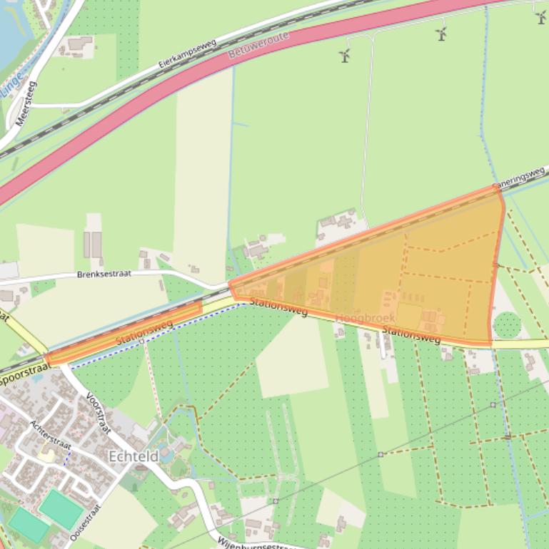 Kaart van postcodegebied 4054HA.