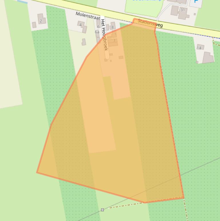 Kaart van postcodegebied 4054HC.