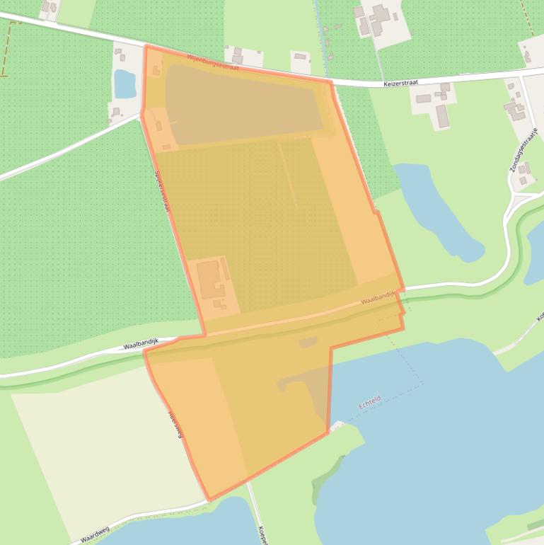 Kaart van postcodegebied 4054JC.